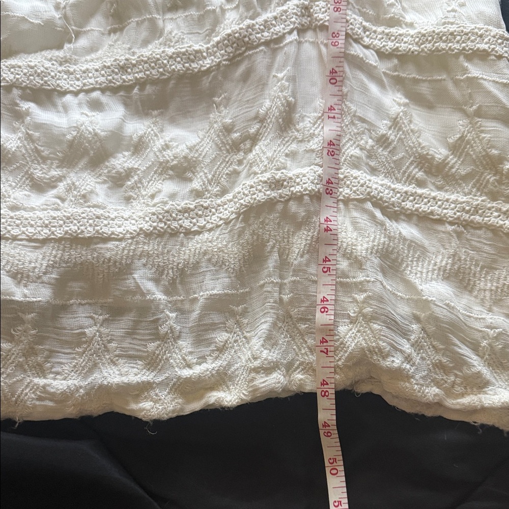 Lucky Brand Medium White Lace Maxi Dress - Picture 5 of 8